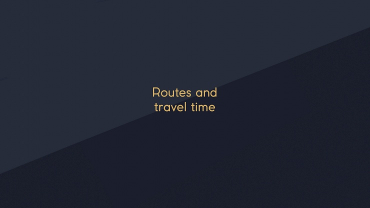 SOME NEWS: YOU CAN ALREADY ASSESS FUTURE TRAVEL TIMES!